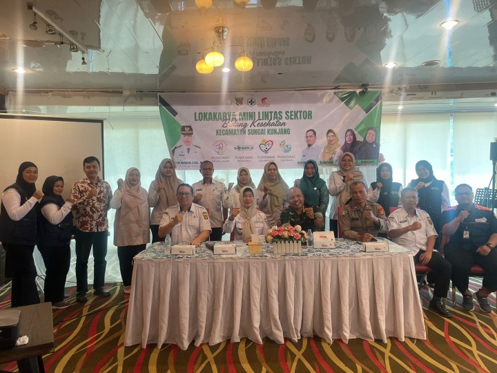 Rabu, 12 November 2025, Kelurahan Karang Anyar menghadiri lokakarya mini lintas sektor bidang kesehatan se Kecamatan Sungai Kunjang di Yen's Delight Cafe & Resto Samarinda.
