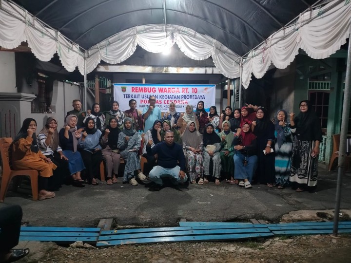 Jumat, 14 November 2025, Kelurahan Karang Anyar menghadiri sekaligus mendampingi Ketua RT.010 Karang Anyar dan warganya dalam kegiatan Rembuk Warga