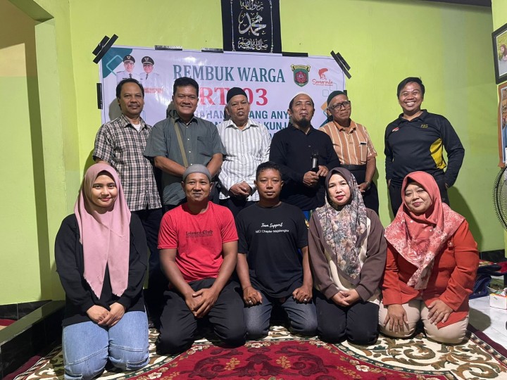 Sabtu, 15 November 2025, Kelurahan Karang Anyar menghadiri sekaligus mendampingi Ketua RT.003 Karang Anyar dan warganya dalam kegiatan Rembuk Warga