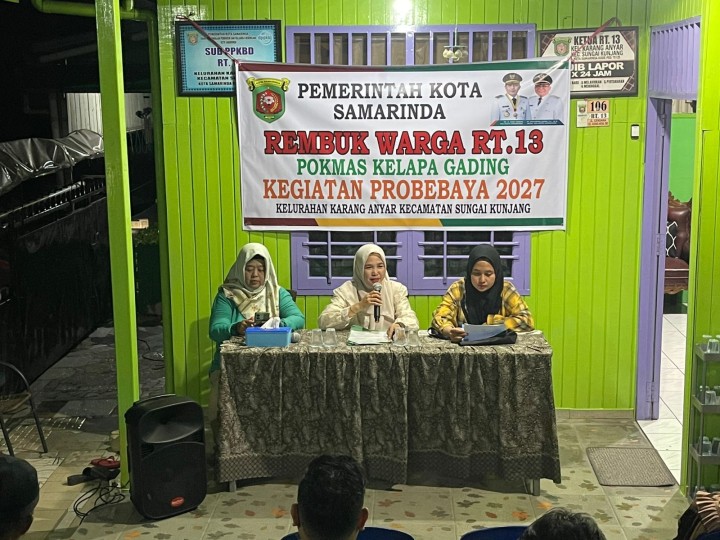 Senin, 17 November 2025, Kelurahan Karang Anyar menghadiri sekaligus mendampingi Ketua RT.013 Karang Anyar dan warganya dalam kegiatan Rembuk warga