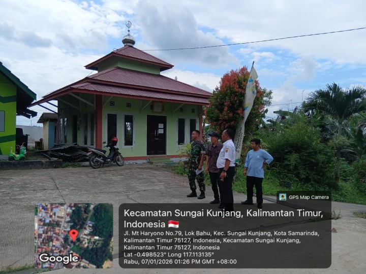 Rabu, 07 Januari 2026, Kelurahan Karang Anyar mendampingi tim dari BPKAD Bagian Aset Kota Samarinda untuk melakukan kroscek persiapan lahan untuk pembangunan Koperasi Merah Putih.