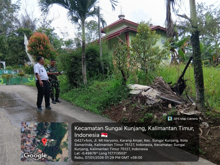 Rabu, 07 Januari 2026, Kelurahan Karang Anyar mendampingi tim dari BPKAD Bagian Aset Kota Samarinda untuk melakukan kroscek persiapan lahan untuk pembangunan Koperasi Merah Putih.