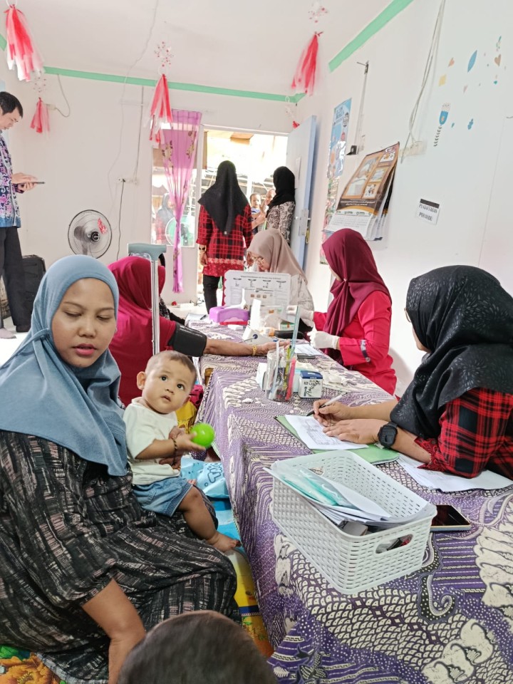 Kamis, 08 Januari 2026, Kelurahan Karang Anyar melakukan monitoring kegiatan di Posyandu Amalia RT 33