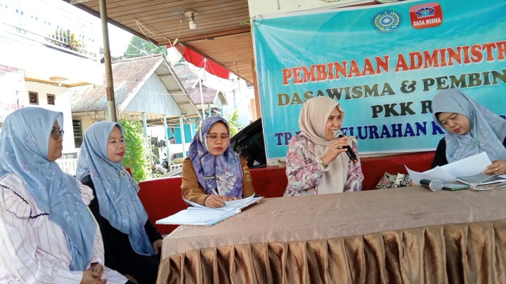 Selasa, 13 Januari 2026, Kelurahan Karang Anyar mendampingi PKK Karang Anyar dalam kegiatan Pembinaan administrasi Dasawisma  RT 01,RT 02,RT 03,Kel. Karang Anyar