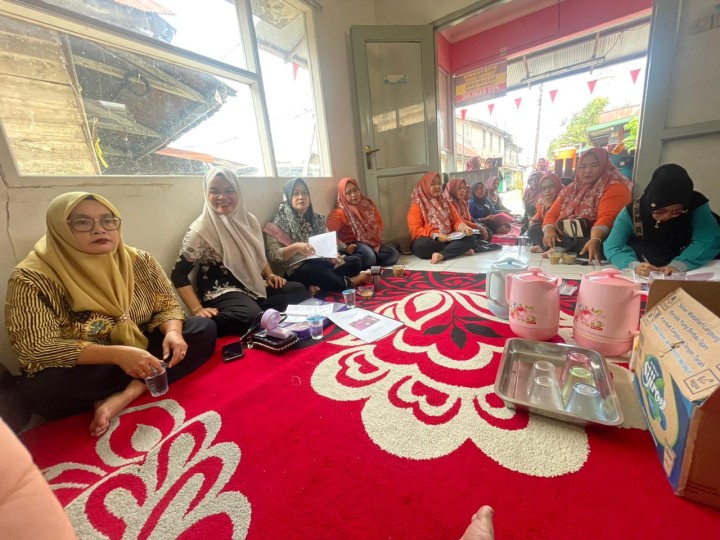 Senin, 19 Januari 2026, Kelurahan Karang Anyar dan PKK menghadiri pembinaan Dasawisma di RT 17,22,23,24,25 di Posyandu cempaka kuning RT 17, Jalan Meranti Gang 1 .