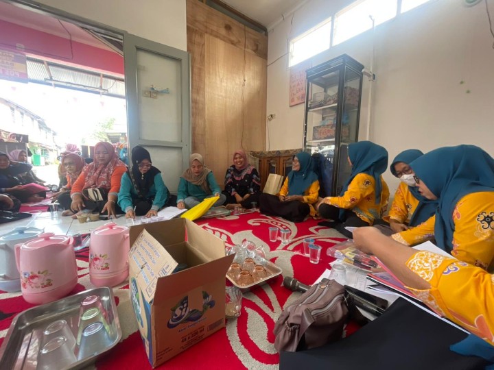 Senin, 19 Januari 2026, Kelurahan Karang Anyar dan PKK menghadiri pembinaan Dasawisma di RT 17,22,23,24,25 di Posyandu cempaka kuning RT 17, Jalan Meranti Gang 1 .
