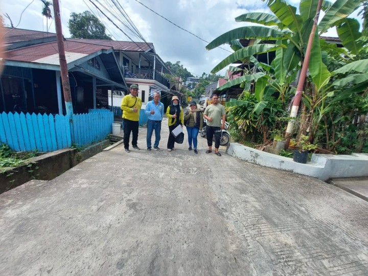 Rabu, 21 Januari 2026, Kelurahan Karang Anyar bersama Pokmas melakukan kegiatan Pengukuran dan peninjauan 0% kegiatan infrastruktur Probebaya Kelapa Gading anggaran tahun 2026.