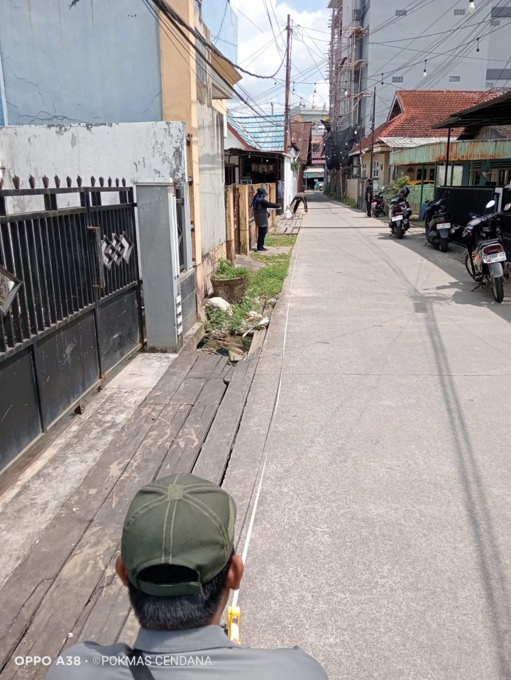 Kamis, 22 Januari 2026, Rabu, 21 Januari 2026, Kelurahan Karang Anyar bersama Pokmas melakukan kegiatan Pengukuran dan peninjauan 0% kegiatan infrastruktur Probebaya Cendana anggaran tahun 2026.