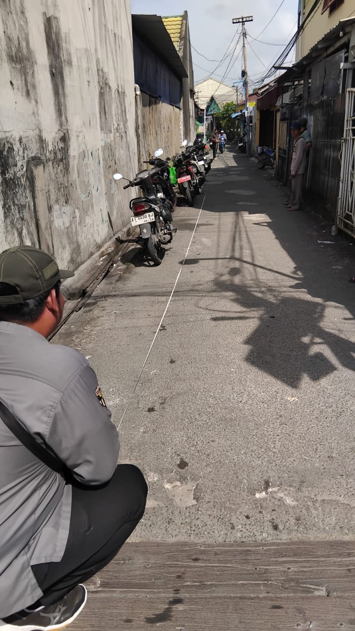 Kamis, 22 Januari 2026, Rabu, 21 Januari 2026, Kelurahan Karang Anyar bersama Pokmas melakukan kegiatan Pengukuran dan peninjauan 0% kegiatan infrastruktur Probebaya Cendana anggaran tahun 2026.