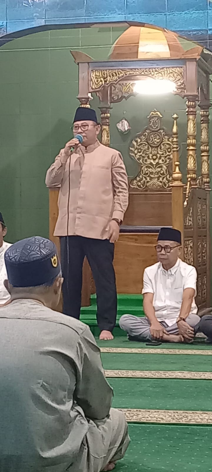 Jum'at, 06 Maret 2026, Kelurahan Karang Anyar mengikuti kegiatan Safari Ramadhan 1447 H bersama WAKIL WALI KOTA, KABAG KESRA, CAMAT SUNGAI KUNJANG, LURAH SE-KECAMATAN SUNGAI KUNJANG di Mesjid Nurul Jannah, Jl. Rapak Indah No. 35, Kel. Karang Asam Ilir, Kec. Sungai Kunjang