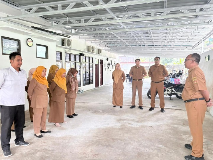 Senin, 30 Maret 2026, Giat Apel Senin Pagi Kantor Kelurahan Karang Anyar