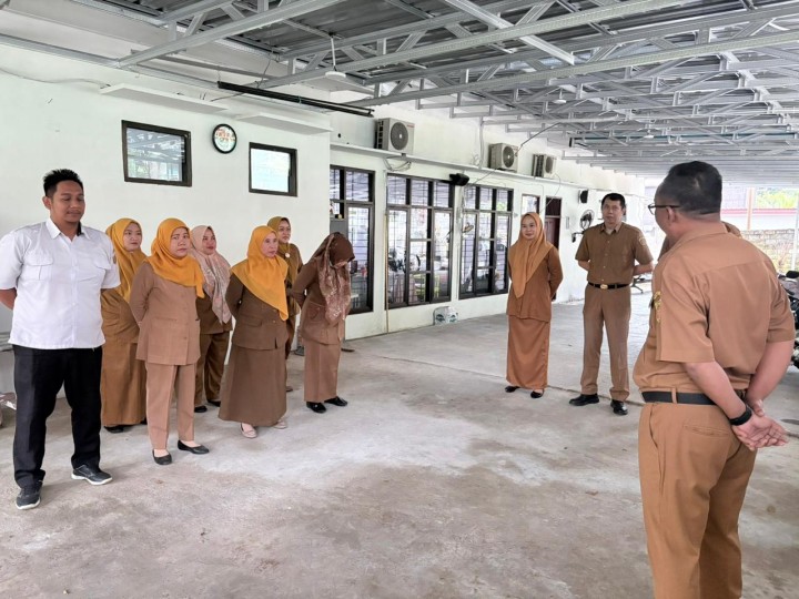 Senin, 30 Maret 2026, Giat Apel Senin Pagi Kantor Kelurahan Karang Anyar