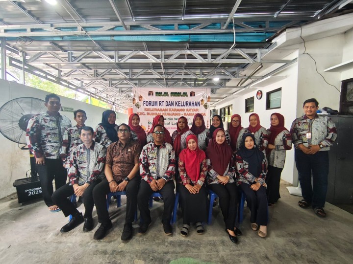 Kamis, 02 April 2026, Halal Bihalal Kelurahan Karang Anyar bersama Forum RT se Karang Anyar dan Camat Sungai Kunjang serta unsur-unsur Kelurahan sekaligus perpisahan purna tugas HAMDAH sebagai staf Kelurahan Karang Anyar.