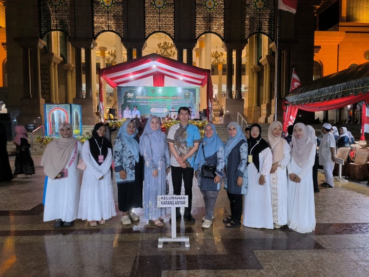 Sabtu, 11 April 2026, Kelurahan Karang Anyar menghadiri kegiatan Pembukaan MTQ ke 28 Kecamatan Sungai Kunjang di Islamic Center Samarinda