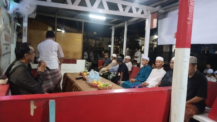 Sabtu, 11 April 2026, Kelurahan Karang Anyar menghadiri kegiatan Halal Bihalal RT.001 di Jalan MT. Haryono Gang Jawa Jaya, Samarinda