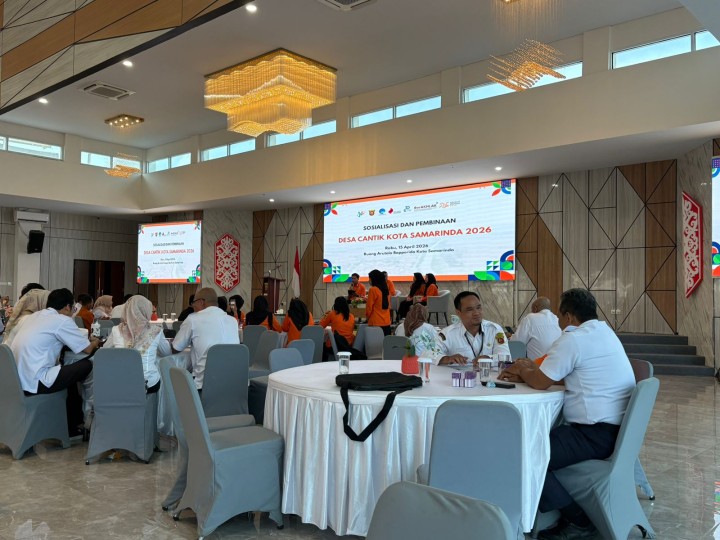 Rabu, 15 April 2026, Kelurahan Karang Anyar mengikuti sosialisasi program Desa Cantik Kota Samarinda tahun 2026