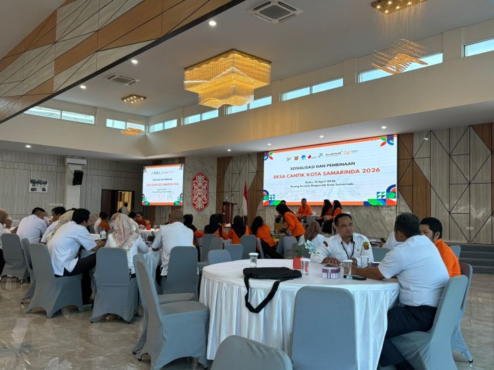Rabu, 15 April 2026, Kelurahan Karang Anyar mengikuti sosialisasi program Desa Cantik Kota Samarinda tahun 2026