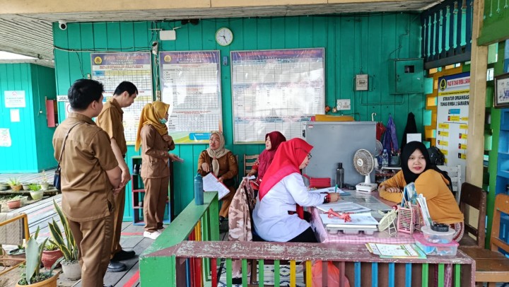 Senin, 20 April 2026 – Kelurahan Karang Anyar mendampingi Kecamatan Sungai Kunjang bersama Puskesmas Wonorejo melaksanakan kegiatan pembinaan Usaha Kesehatan Sekolah (UKS) di TK Tunas Rimba 1 Samarinda.