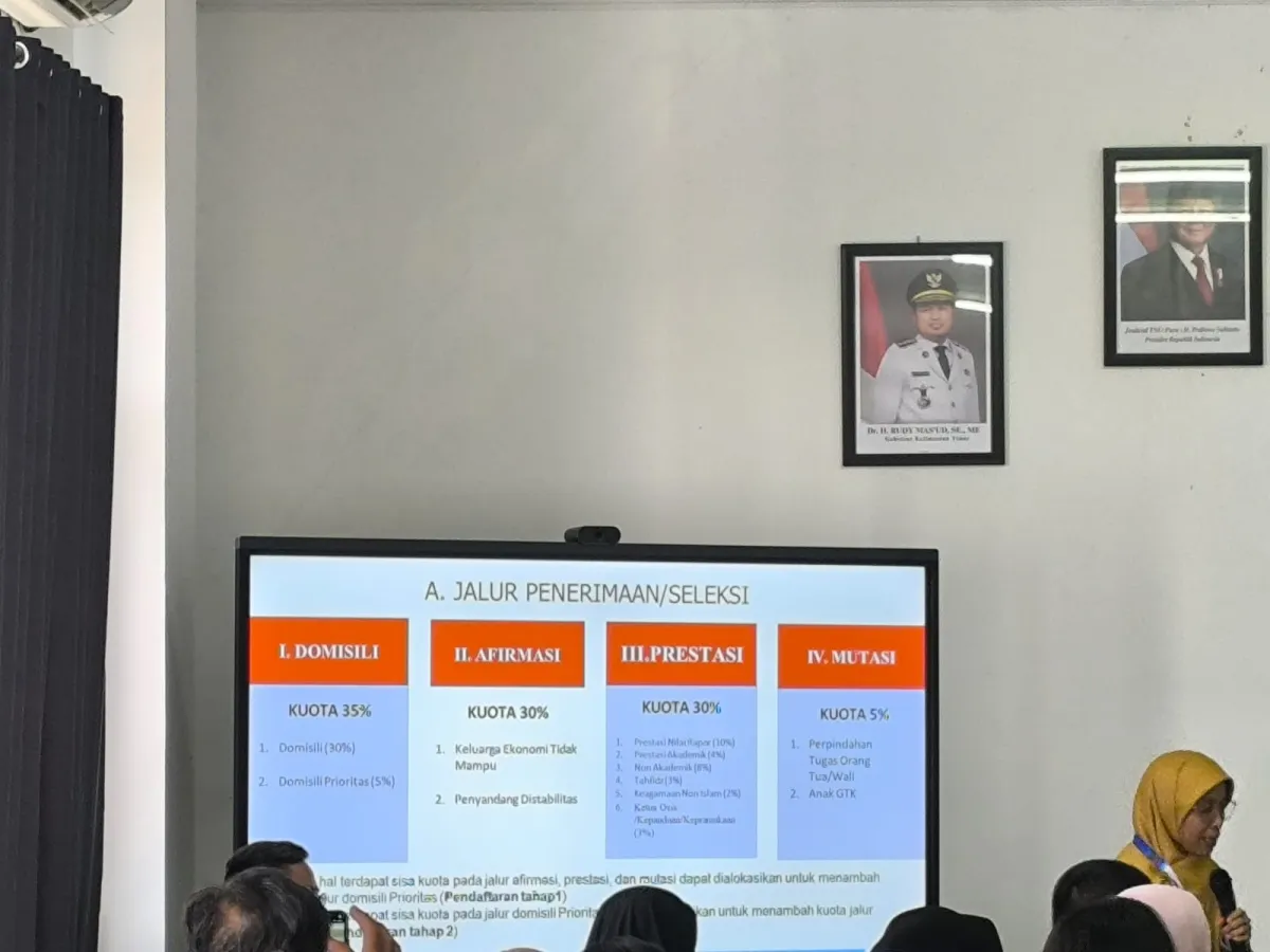 Selasa, 02 Juni 2026 Kelurahan Karang Anyar Menghadiri acara sosialisasi Sistem Penerimaan Murid Baru (SPMB) SMA/SMK / SLB Negeri Kota Samarinda Tahun  Ajaran 2026/2027 di Ruang Pertemuan SMAN 14 Samarinda.