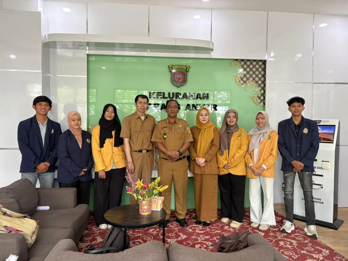 Senin, 08 Juni 2026, Kelurahan Karang Anyar menerima kunjungan koordinasi dari Mahasiswa Kuliah Kerja Nyata (KKN) Kolaborasi antara Universitas Mulawarman (Unmul) dan Universitas Muhammadiyah Kalimantan Timur (UMKT) Tahun 2026.