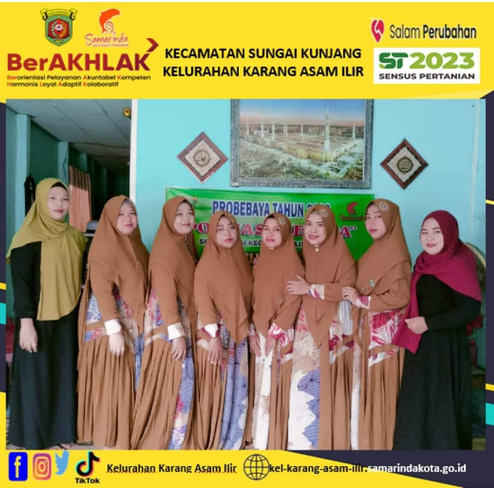 Sosialisasi Kegiatan Majelis Ta'lim "Ummu Umarah" di RT.10 Kelurahan Karang Asam Ilir