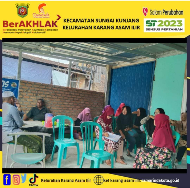 (1) Sosialisasi Pembentukan Habsy,  Penyerahan Peralatan Habsy dan seragamHabsy; (2) Serah terima pekerjaan semenisasi di Blok G dan lampu hias gapura di RT. 13 Kelurahan Karang Asam Ilir