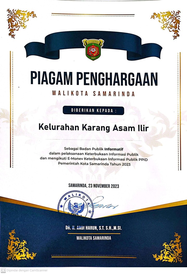 JUARA KE -2 KATEGORI KELURAHAN DENGAN PREDIKAT MENUJU INFORMATIF TAHUN 2023