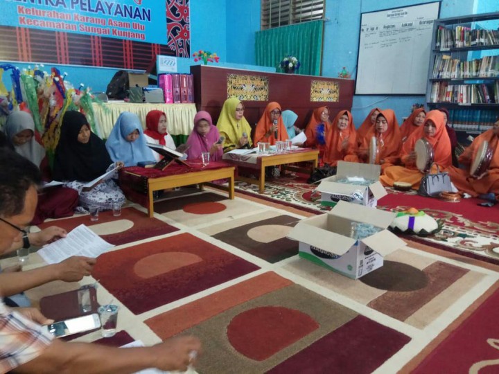 Kegiatan Memperingati Maulid Nabi Besar Muhammad SAW di Kantor Pelayanan Kelurahan Karang Asam Ulu