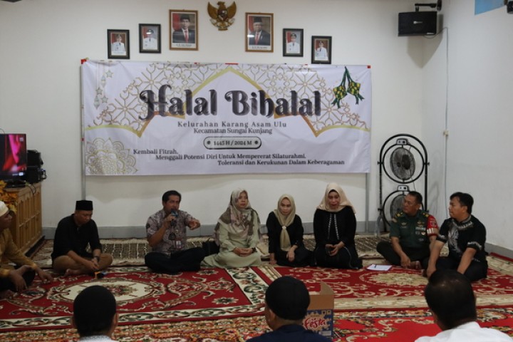 Kegiatan Halal Bihalal Kelurahan Karang Asam Ulu Tahun 2024