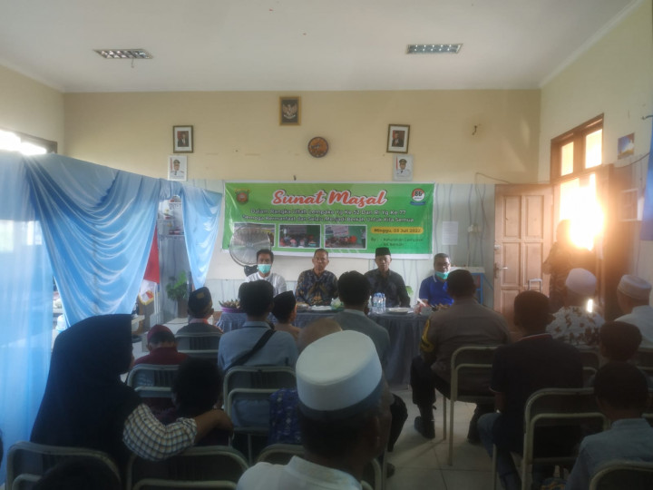 Pelaksanaan Sunatan Massal Program Probebaya Kel. Lempake tahun 2022