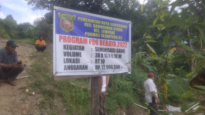 Kegiatan Probebaya Kelurahan Lempake Tahun 2022