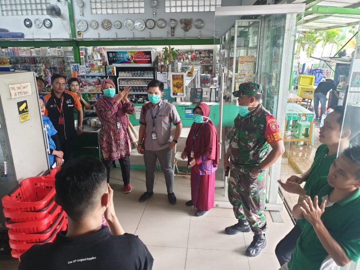 Sosialisasi Covid 19 di Tempat Umum