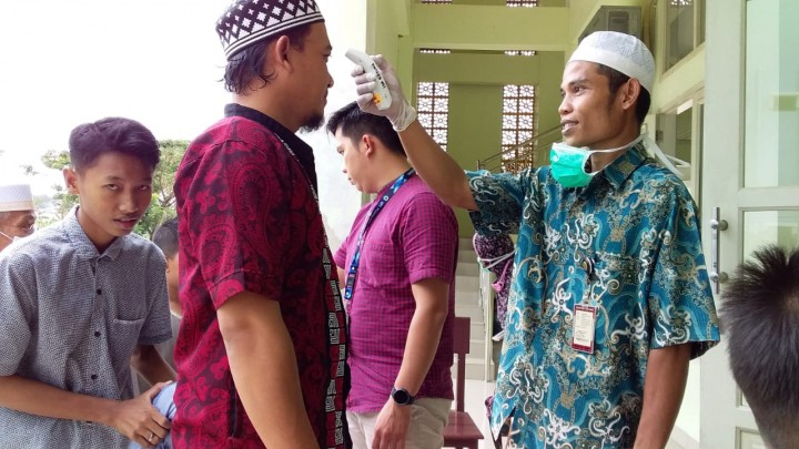 Thermal Infrared Pada Jama'ah Sholat Jum'at