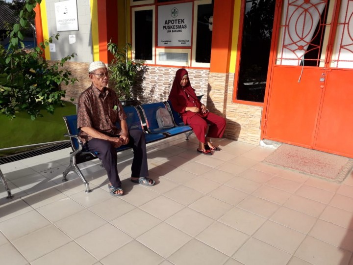Sosial Distance Puskesmas Loa Bakung