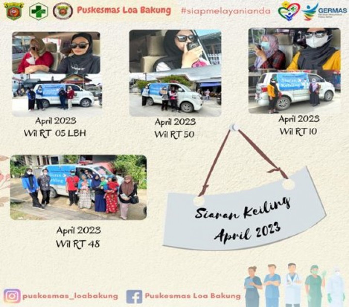 Siaran Keliling Bulan April 2023