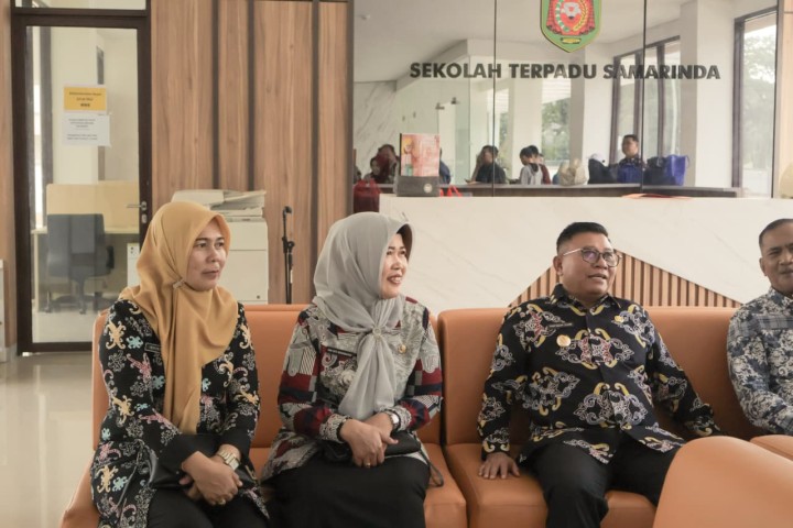 Kunjungan Wali Kota dan Wakil Wali Kota Samarinda di Sekolah Terpadu