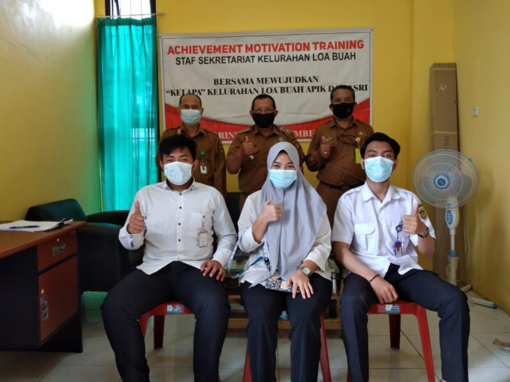 Rapat Tentang Acivment Motivation Training bersama Lurah Loa Buah