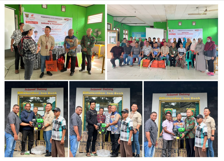 Penyerahan peralatan keterampilan dan mesin kegiatan probebaya 2023 pokmas bersatu