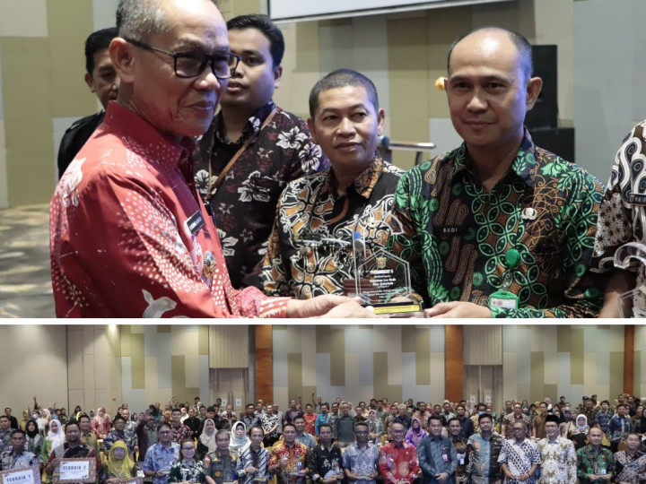 kelurahan loa buah raih penghargaan peringkat 5 kategori PPID cukup informatif