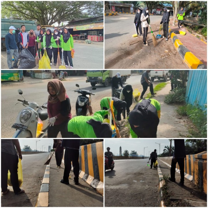 Gotong Royong Kelurahan Loa Buah Menjelang Lomba Kampung KB