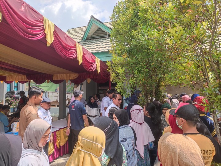 Kegiatan Pasar Murah Ramadhan 1445 H di Kelurahan Loa Buah