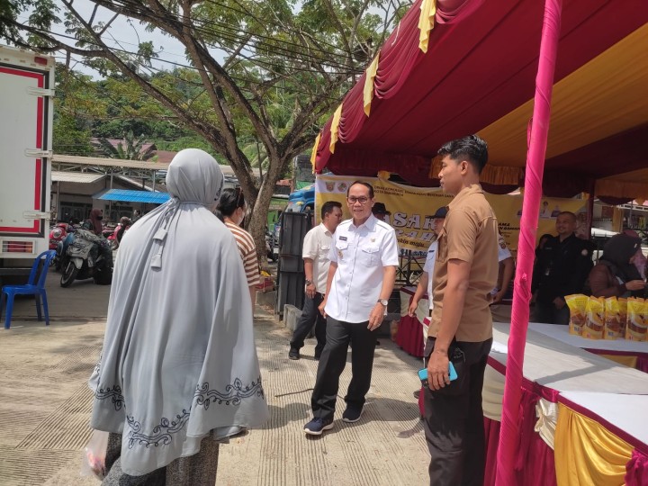 Kegiatan Pasar Murah Ramadhan 1445 H di Kelurahan Loa Buah