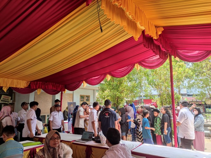 Kegiatan Pasar Murah Ramadhan 1445 H di Kelurahan Loa Buah