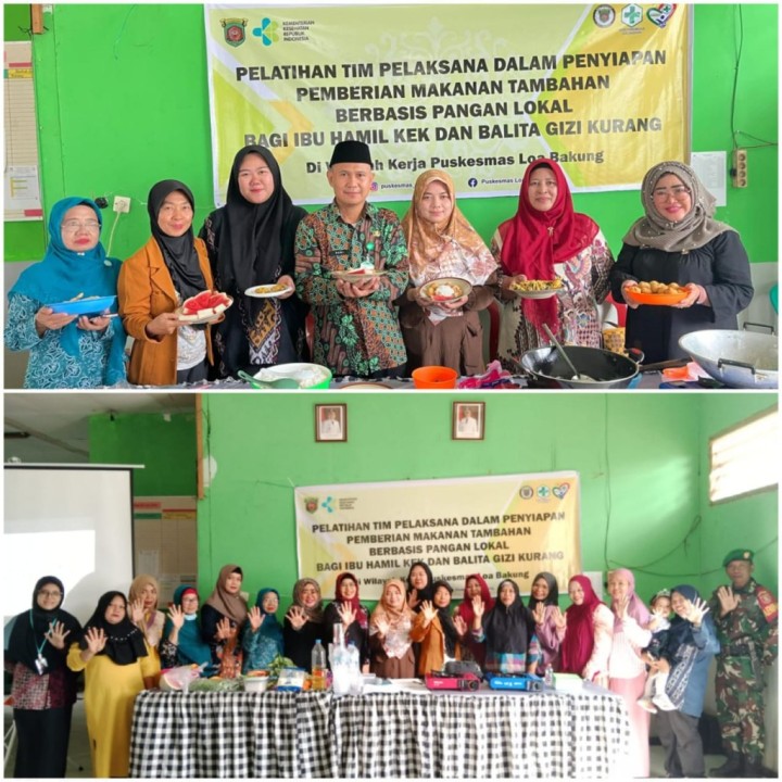 PELATIHAN PEMBERIAN MAKANAN TAMBAHAN BERBASIS PANGAN LOKAL UNTUK IBU HAMIL DAN BALITA GIZI KURANG DI KELURAHAN LOA BUAH