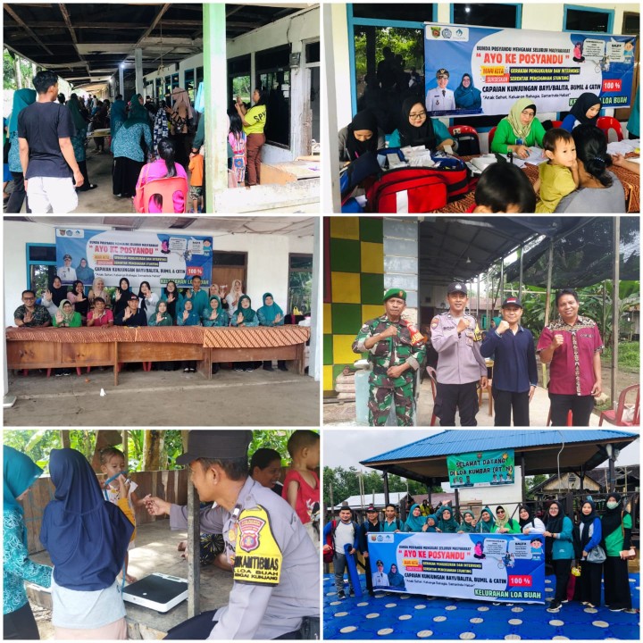 Buka Posyandu Serentak Kota Samarinda (Posyandu Sendawar dan Posyandu Loa Kumbar