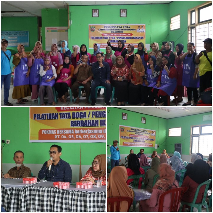 Pelatihan Tata Boga Berbahan Ikan Dalam Program Pemberdayaan Probebaya 2024 Oleh Pokmas Bersama
