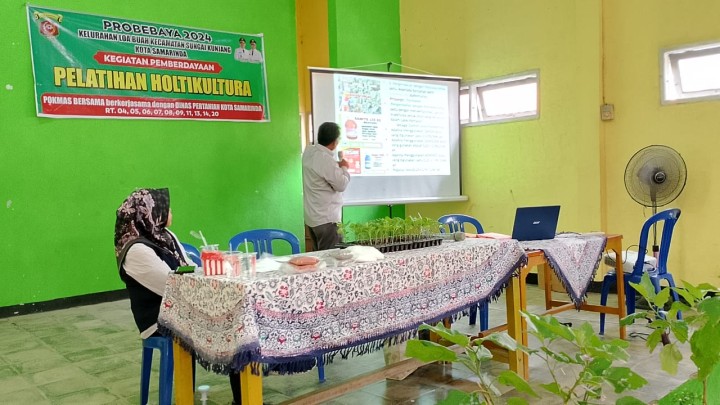 Giat Probebaya 2024 Kelurahan Loa Buah (Pelatihan Holtikultura Pokmas Bersama)