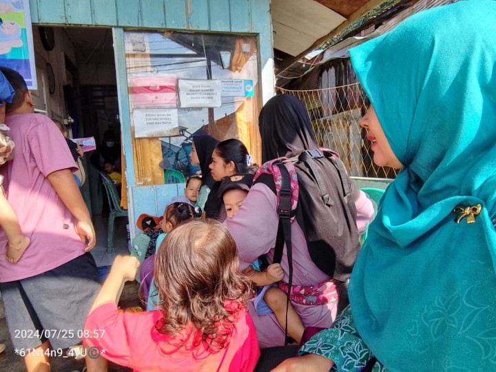 Pusban Loa Buah Lanjut Kegiatan Pekan Imunisasi Nasional (PIN) Polio