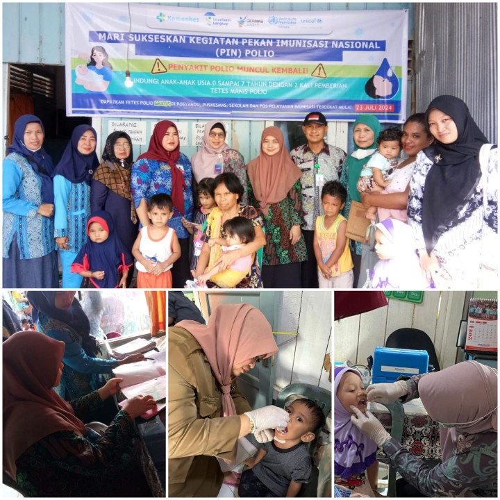 Pusban Loa Buah Lanjut Kegiatan Pekan Imunisasi Nasional (PIN) Polio