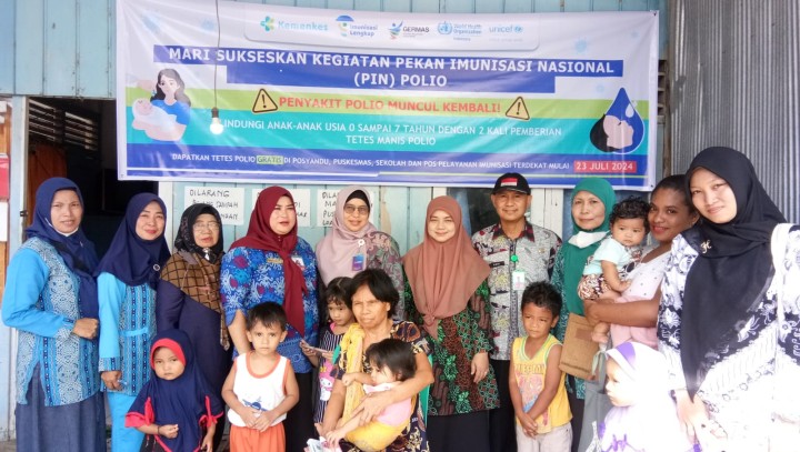 Pusban Loa Buah Lanjut Kegiatan Pekan Imunisasi Nasional (PIN) Polio